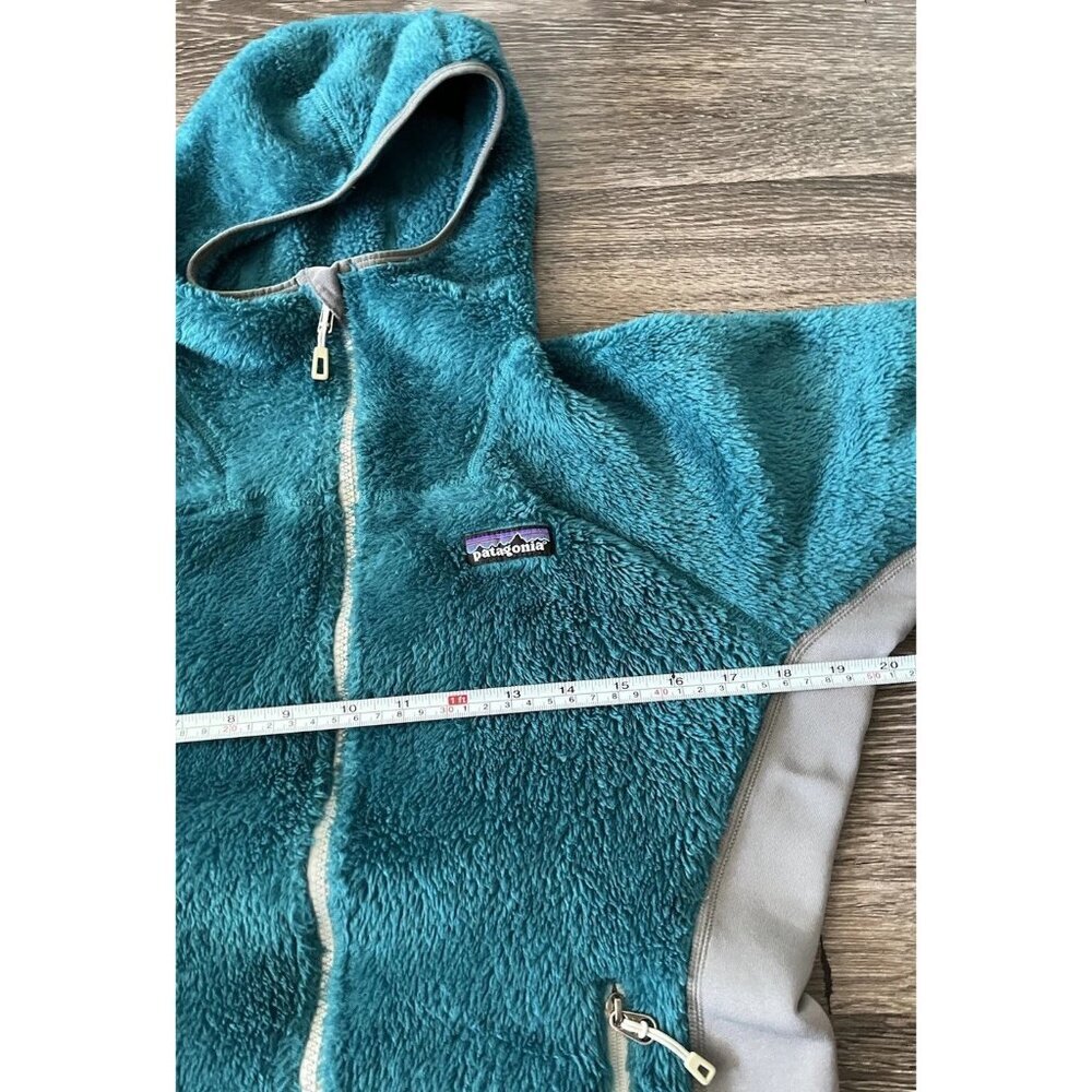 Patagonia Hi Loft R3 Regulator Polartec Hoody Sweater Jacket Womens XS Teal - Picture 7 of 16
